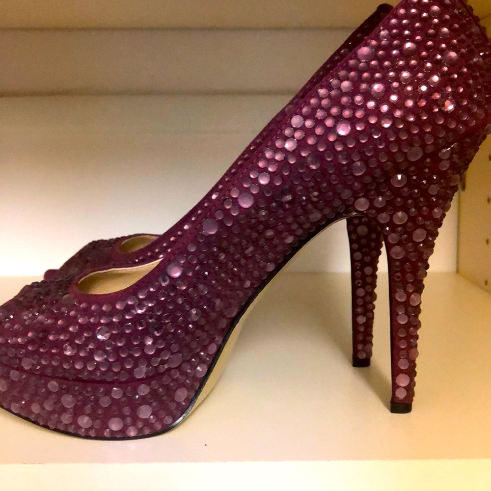 Rhinestone Pumps